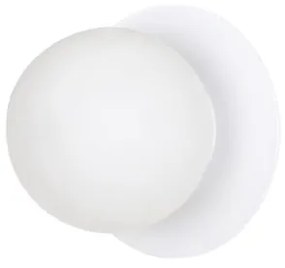 MINERVA K1 | dizajnová nástenná lampa Farba: Biela