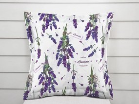 Biante Dekoračná obliečka na vankúš s lemom PML-084 Lavender 40 x 60 cm