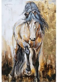Obraz maľovaný na plátno 800x35x1200 Kôň