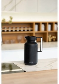 Matne čierna termoska 1 l Lungo – Vialli Design