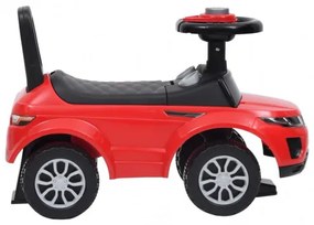 vidaXL Odrážacie auto červené-