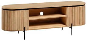 TV stolík z mangového dreva v prírodnej farbe 160x56 cm Licia – Kave Home