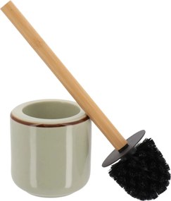 WC kefa Elva, zelená/s drevenými prvkami