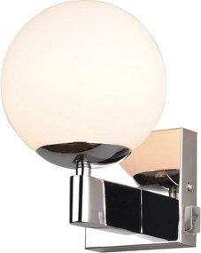 Nástenné svietidlo v striebornej farbe ø 14 cm Kula – Trio