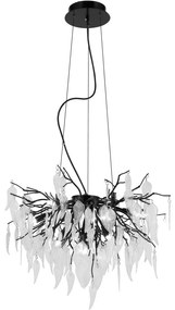 Krištáľový luster na lanku 10xG9/40W/230V čierna
