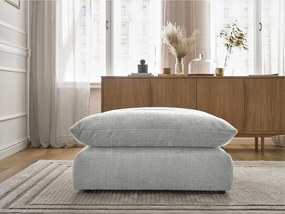 Svetlosivá ženilková podnožka Neil – Bobochic Paris