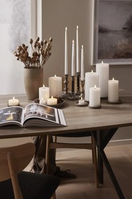 STAR TRADING LED svíčka Flamme Slim White 38 cm – set 2 ks + dálkový ovladač