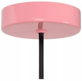 Lucide 74417/01/66 - Luster na lanku MACARONS 1xE27/40W/230V pr. 24,5 cm ružová