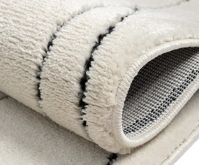 My Flair, Behúň Moroccan Serenity CA40082 weiß, 80x250, čiernobiela, obývacia izba