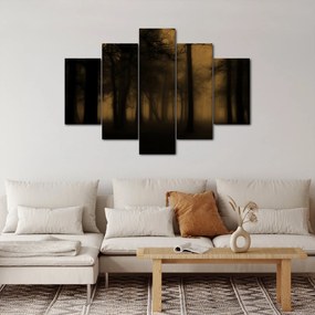 Obraz - Temný les (150x105 cm)