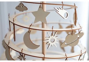 Súprava 8 drevených vianočných dekorácií Spira Medium