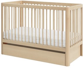 Pinio Detská postieľka Pure 120 x 60 cm - prírodná
