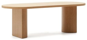 Jedálenský stôl v dekore duba 100x200 cm Nealy – Kave Home