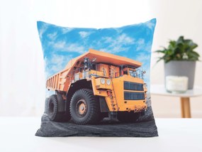 Obliečka na vankúšik 40 × 40 cm – Mining Dump Truck