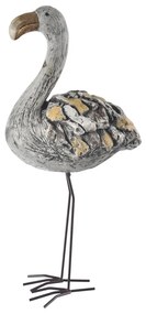InDecor Keramický plameniak Ebi, 28 x 17 x 60 cm