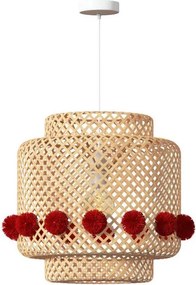 Atmosphera - Luster na lane LIBY 1xE27/25W/230V bambus