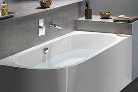Polysan Polysan, CASCATA L MONOLITH obdĺžniková vaňa 180x80x60cm, kaskáda nerez, 73836ML.100