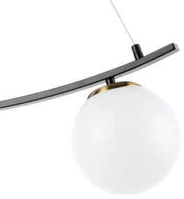 ONLI - Luster na lanku TRIO 3xE14/6W/230V čierna