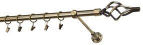 Garniže 19mm - jednoradové - GUĽA AZUR - antik