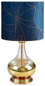 STOLOVÁ LAMPA LIMITED COLLECTION LOTOS2 32X61 CM TMAVOMODRÁ