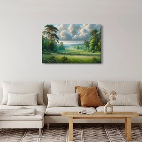 Obraz - Zelená krajina (90x60 cm)