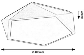 Rabalux 71251 - LED stropné svietidlo RAFFA LED/30W/230V 3000K