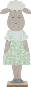 Veľkonočná dekorácia FELT OVCA 50 cm - viac farieb Farba: Zelená