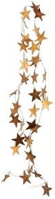 House Doctor Vianočná girlanda Stars Brass - 250 cm