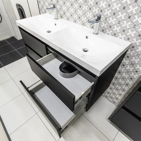 Mereo, Mereo Mailo, kúpeľňová skrinka vysoká 170 cm, chróm madlo, Multidecor, Dub Sand Barbera, MER-CN594LPDSB1