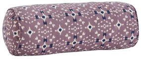 MADAM STOLTZ Vankúš valec Dusty Lilac/White/Blue