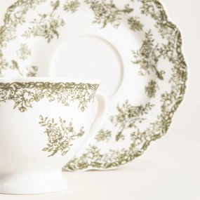 Šálka LOURRY s podšálkou, zelená 762727 200 ml