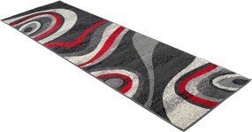 TA Koberec D317A TMAVO ŠEDÁ LACNÝ PP CRM Rozmer: 70x150 cm