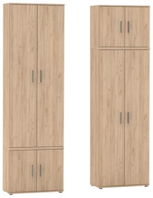 Dvojdverová policová skriňa Servo Typ 1 - dub artisan