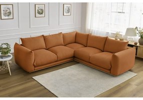 Oranžová rohová pohovka Ernest – Bobochic Paris