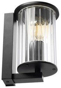 Argon 8748 - Vonkajšie nástenné svietidlo NORFOLK 1xE27/15W/230V IP44 čierna