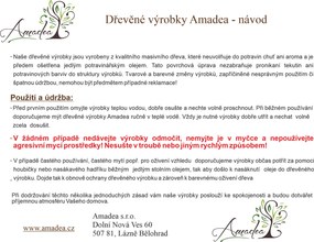 AMADEA Drevená vidlička, masívne drevo, dĺžka 25 cm