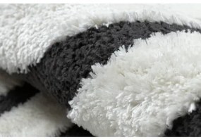Moderný koberec MODE 8629 mušle krémová / čierna Veľkosť: 140x190 cm