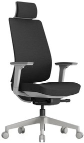 KREDE Kancelárska stolička K50 SP WHITE čierna