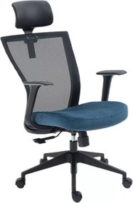 SI Otočná stolička Q-328H modrá