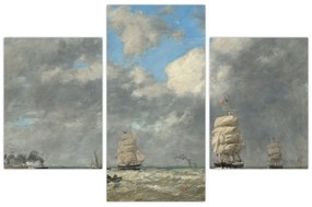 Obraz - Eugène Boudin, Le Havre, reprodukcia (90x60 cm)