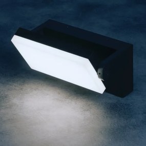 Kanlux 45819- LED vonkajšie nástenné svietidlo so senzorom XERTO LED/20W/230V IP44 čierne