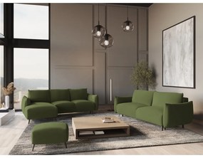 Zelená rohová pohovka (ľavý roh) Malie – Makamii