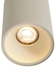Moderné zapustené bodové svetlo béžové GU10 50 mm okrúhle - Deep
