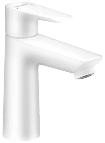 Hansgrohe Talis E, umývadlová batéria 110 s odtokovou súpravou s ťahadlom, biela matná, HAN-71710700
