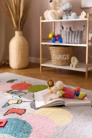 Detský koberec Funky Top Ivo sivý