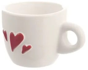 Hrnček ker. SRDIEČKA 0,08 l, S