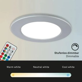 Briloner - SADA 3x LED Stmievateľné kúpeľňové svietidlo LED/4,8W/230V IP65
