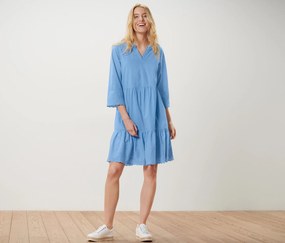 Tkané šaty s výšivkou