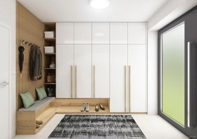 Berfin Dywany, Kusový koberec Dizayn 2219 Grey, 200x290, šedá, obývacia izba