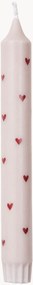 Ručne vyrobené dlhé sviečky Amor, 2 ks